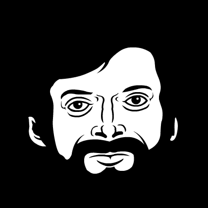 Artist's rendering of Terence McKenna aka "Uncle Terence". Credit: "thöR (Creative Commons) 