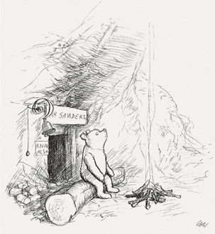 Pooh, not concerned with power. Via Wiki Commons