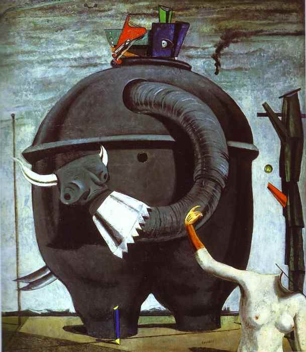 The Elephant Celebes by Max Ernst, 1921. Via Wikipedia