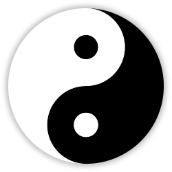 The Yin and Yang symbol represents the union of opposites. Source: Wiki Commons