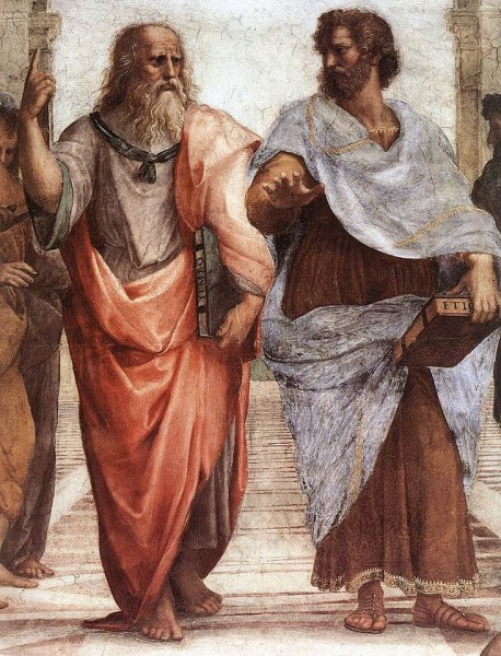 Plato & Aristotle Fresco by Raphael, 1509. Photo Credit: Public Domain